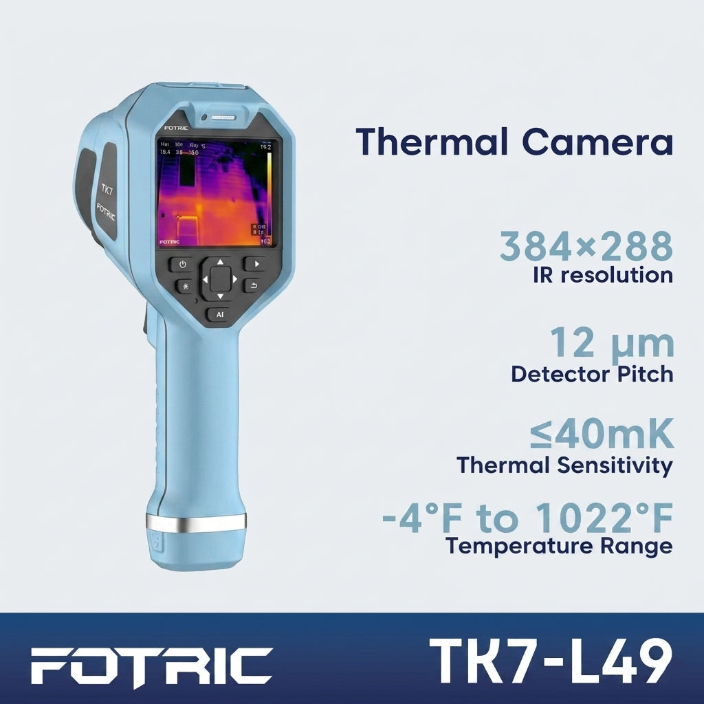 FOTRIC TK7 Thermische Beeldcamera – Vooraanzicht