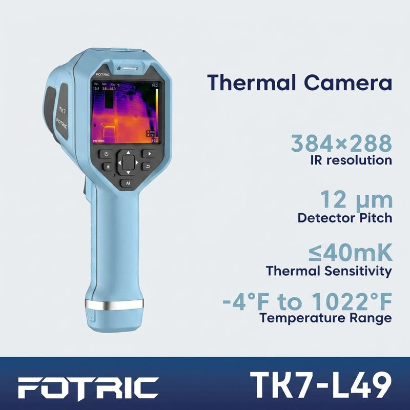 FOTRIC TK7 Thermische Beeldcamera – Vooraanzicht