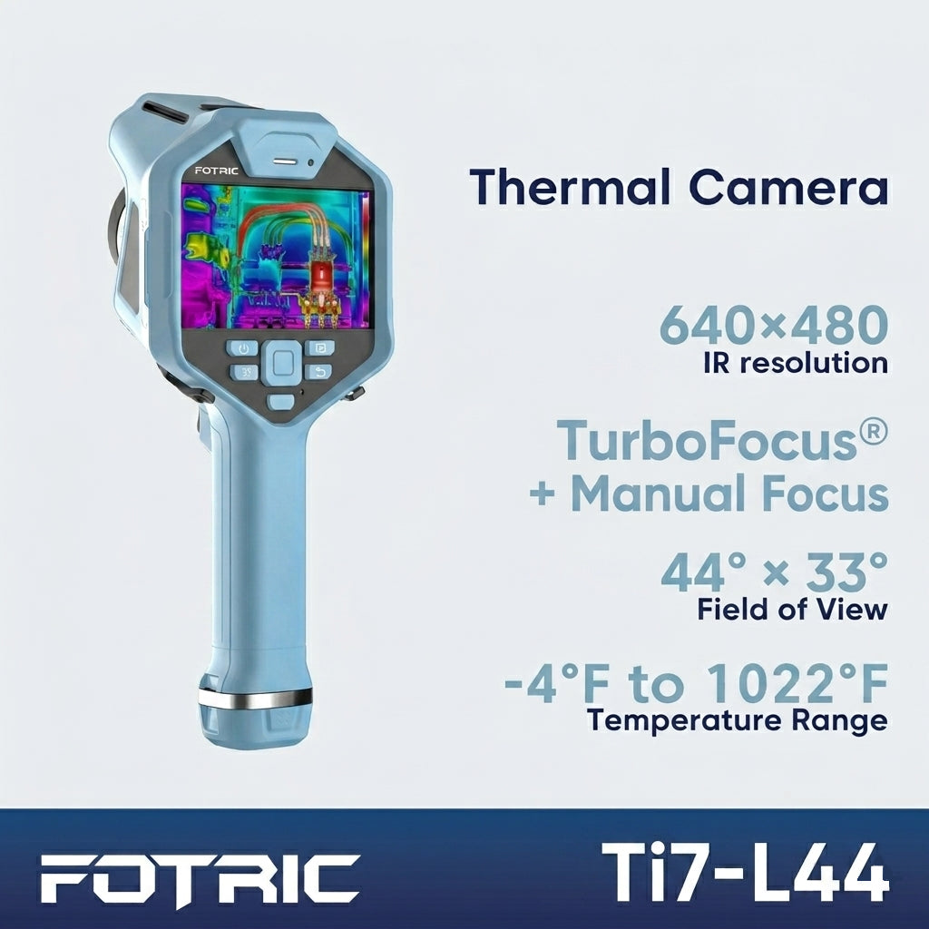FOTRIC Ti7 warmtebeeldcamera – vooraanzicht